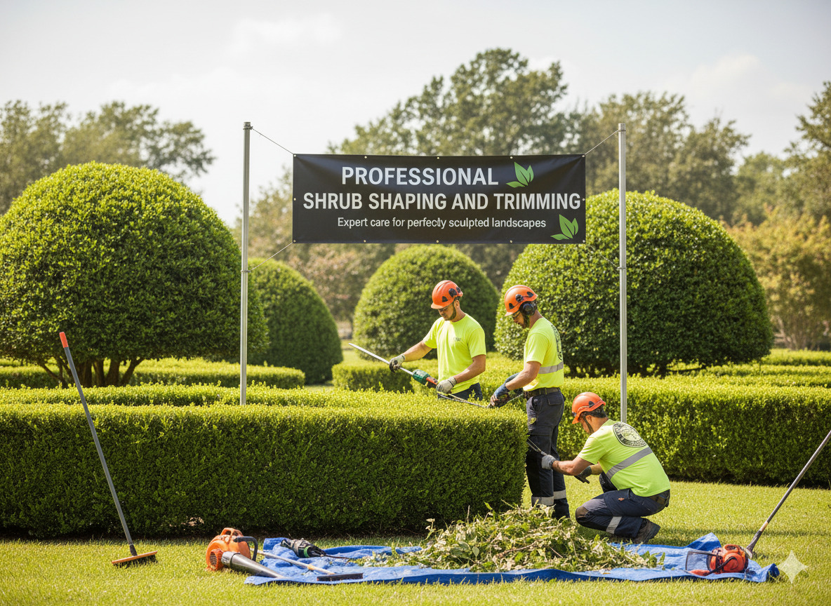 Shrub shaping and trimming
