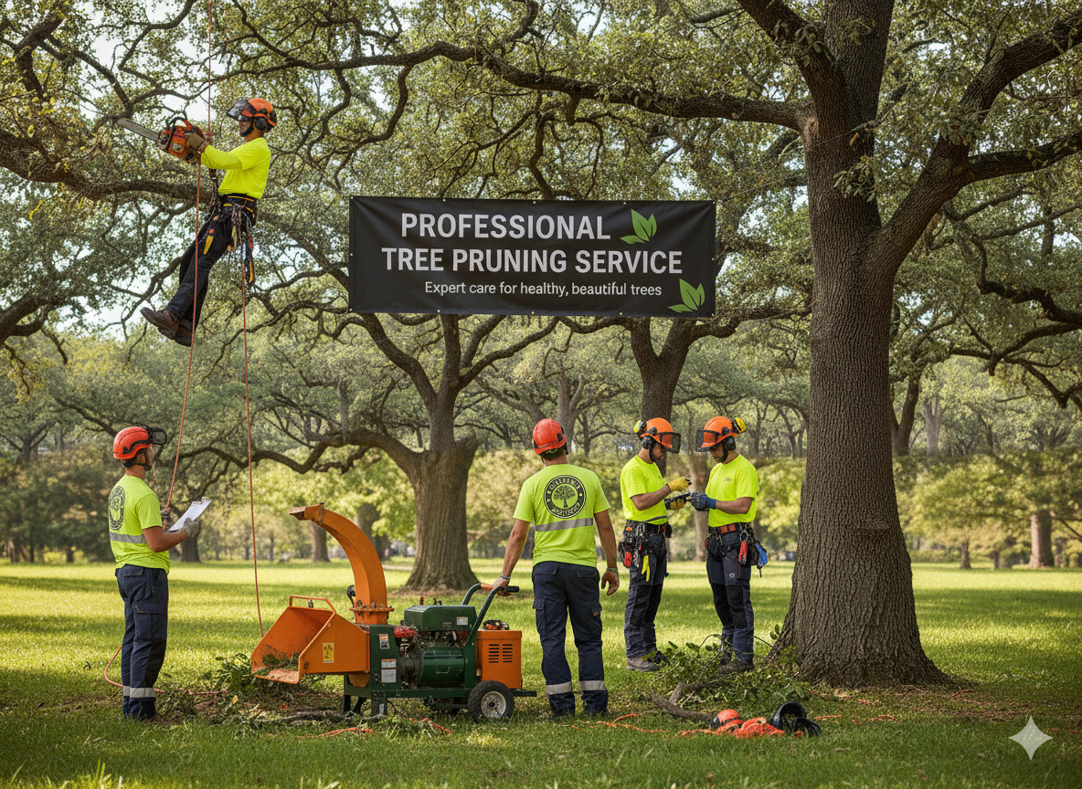 Professional tree pruning service